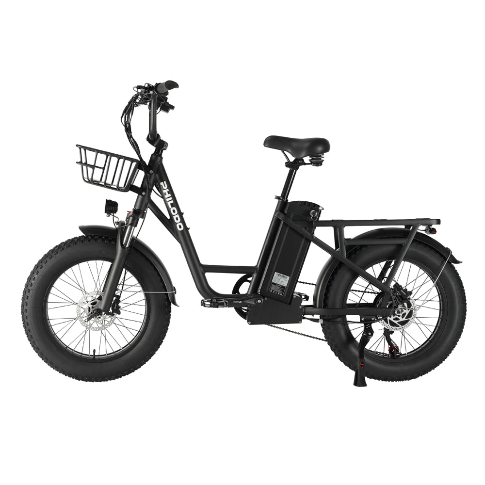 xialon sqfzll 750w adult electric bicycle PHILODO T1 Step-Thru Utility Electric Fat Bike – PHILODO BIKES